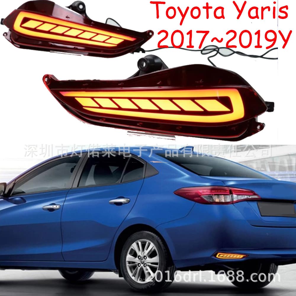 LED Brake Light for Toyota Yaris Rear Bumper Light Yaris Taillight 2017-2019