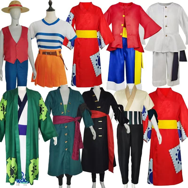 Luffy Cosplay Costume Wano Arc Zoro Cosplay Juzo Yukata Kimono Nami Japanese Style Cosplay Clothing