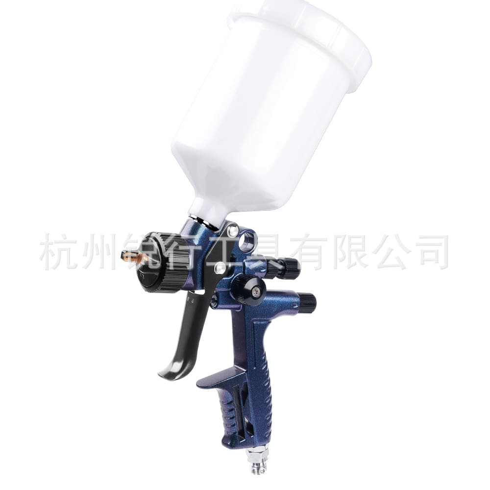 Pneumatic Spray Gun High Atomization Gravity Feed Spray Gun for Automotive Sheet Metal Furniture Topcoat Repair Household Paint Gun