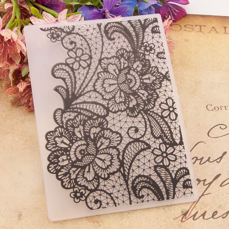 DIY Plastic Embossing Template, Embossing Mold, Embossing Clip EM155 Creative Painting Embossing Tool