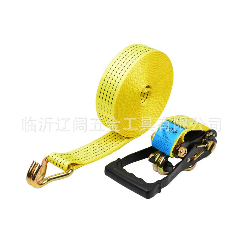Factory Wholesale Ratchet Tie-Down Straps Double Hook Cargo Binder Heavy Duty Binding Straps Packing Belts