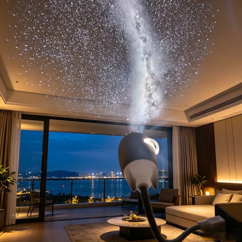New Car USB Starry Sky Projection Light Galaxy Starfield Car Interior Ceiling Ambient Night Light
