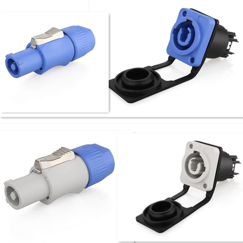 3P Stage Lighting BEAM Light Aviation Plug Power Cord LED Display XLR Waterproof Connector