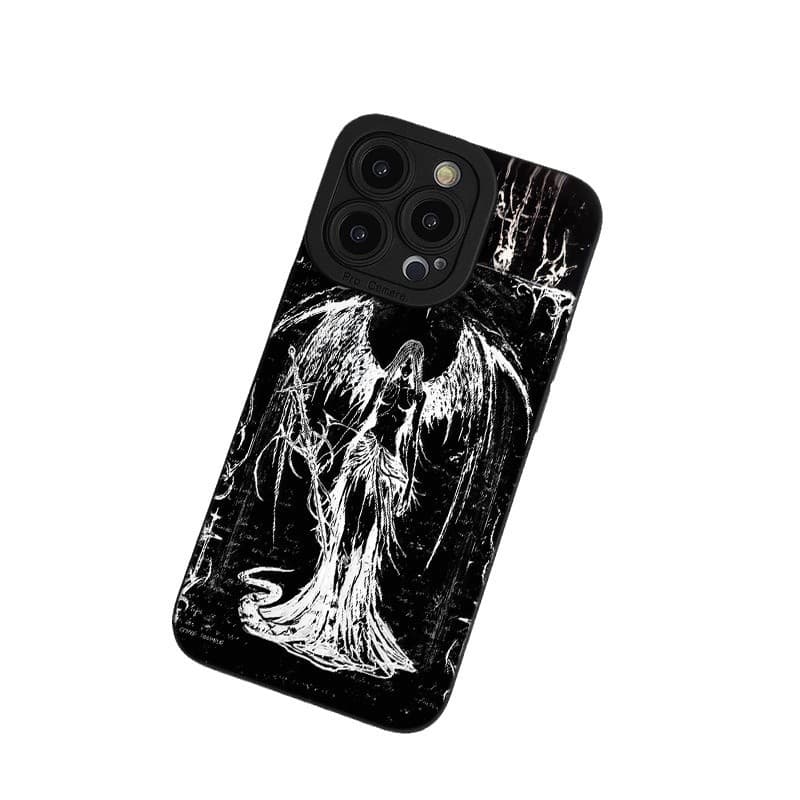 Angel Compatible Apple 16 PRO MAX Phone Case iPhone 11/12/13/14/15/XR/XS Max Protective Cover 78