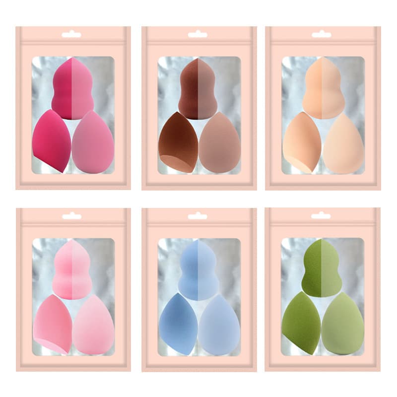 Opp bag makeup sponge, does not absorb makeup, super soft, wet and dry dual-use powder puff, bouncy, expands when wet, 4x6 powder puff