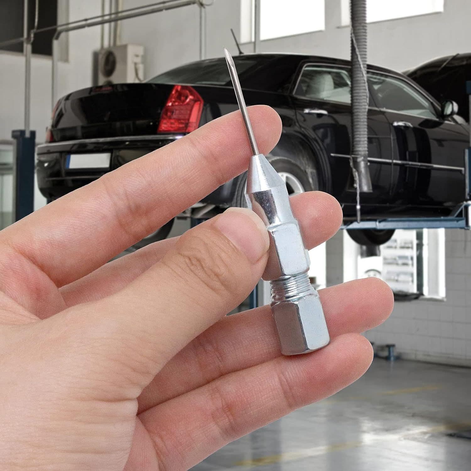 Cross-border hot-selling needle-type grease gun nozzle, maintenance-free bearing grease nozzle, special needle tip for grease, universal