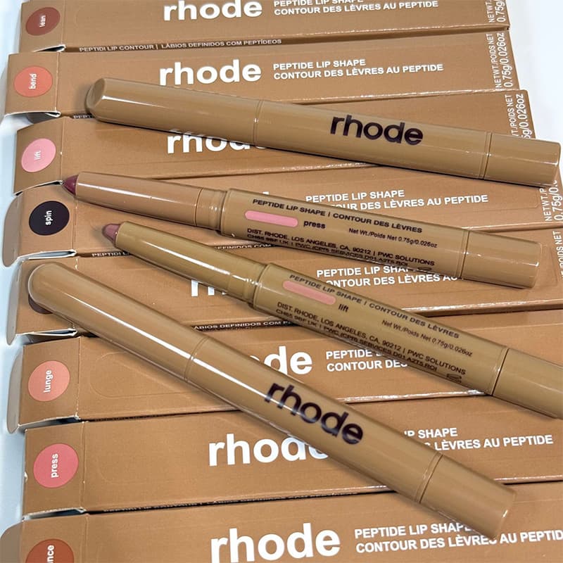 American rhode Hailey lip liner peptide lip shape polypeptide silky double-ended Hailey lipstick pen