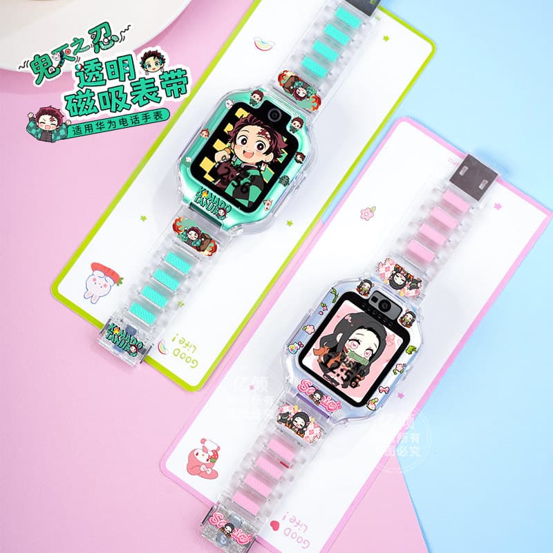 Demon Slayer Limited Edition Compatible with Huawei Kids Phone Watch 5/5 Pro Magnetic Strap Protective Case Watch Case Xinyue