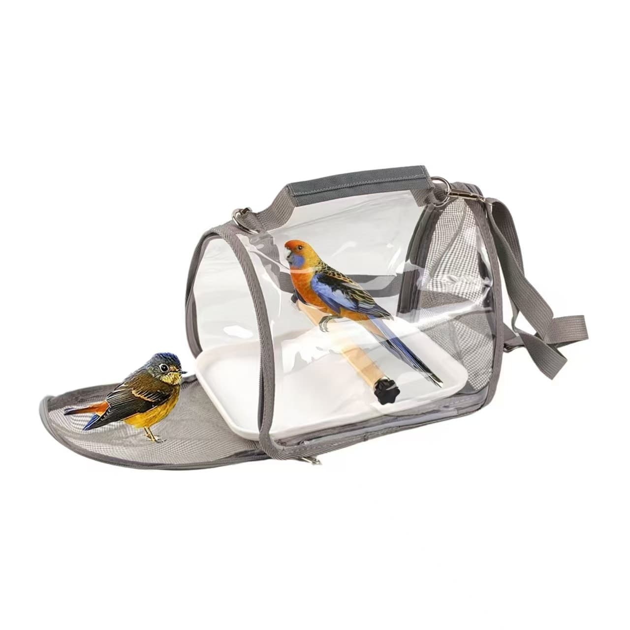 Parrot Travel Bag Small Bird Carrier Pigeon Lizard Outdoor Cage Portable Bag for Cockatiel Sun Conure Small Pet Supplies