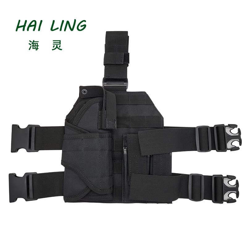 New tactical thigh holster combination leg pack, detachable utility bag, outdoor CS combination gun holster, multi-functional leg pack