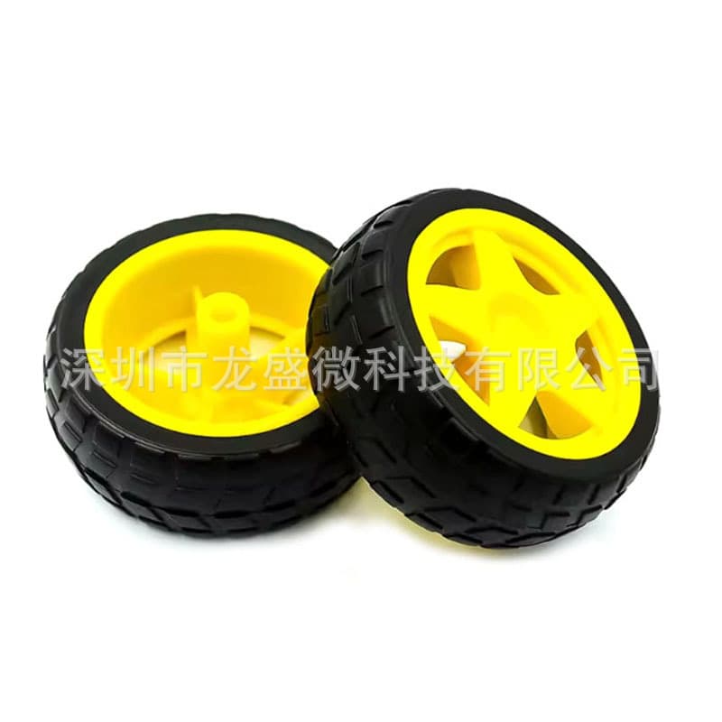 Rubber Wheel / Robot / Line Tracking Car Accessory Smart Car Tire Chassis Wheel 28g