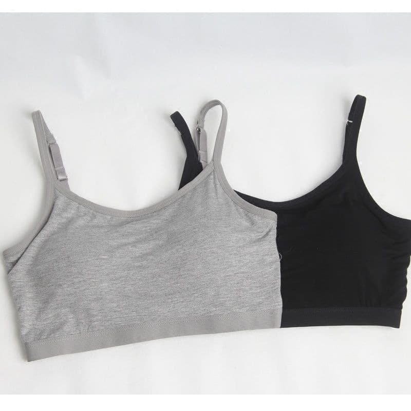 Modal Camisole with Built-In Bra Pads, Strapless, for Students and Young Women, Wireless Bra