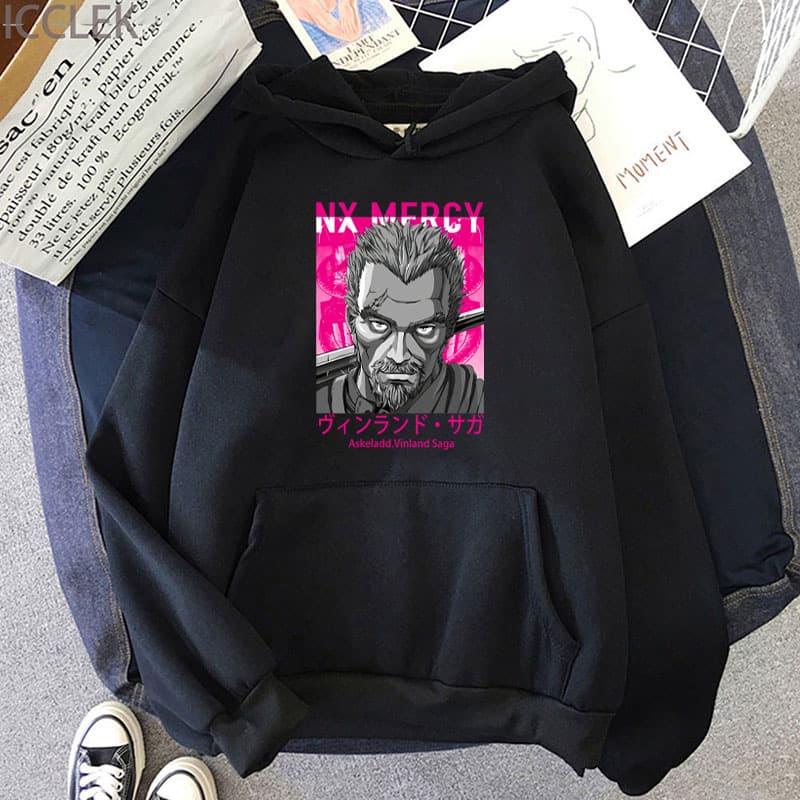 Pirate War of Asherat Japanese Anime Print Fashion Sweater Street Fashion Casual Hoodie