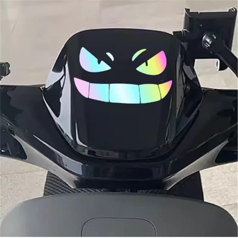 Compatible with Ninebot Electric Scooter Sticker E100 M95c m85c Decorative Windshield N85c Reflective Front Mmax90 F90