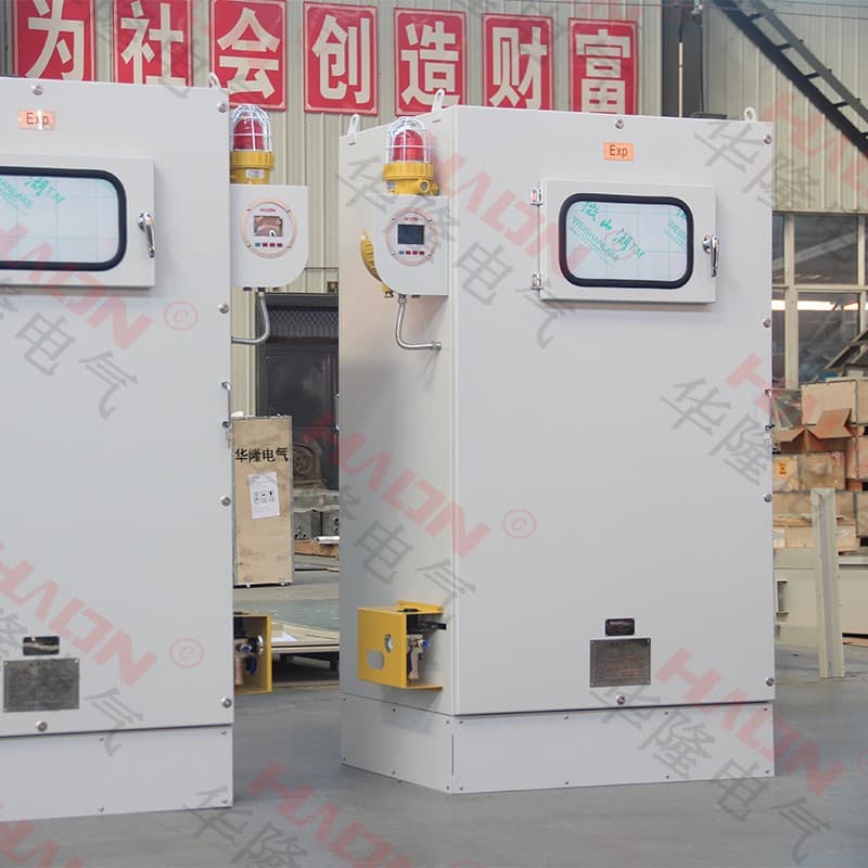 Shangrao City Positive Pressure Explosion-Proof Cabinet by Hualong Electric, a manufacturer with strong capabilities and complete qualifications.