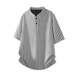 Fishbone Henry Short-Sleeve T-Shirt, Hong Kong Style Summer Top, American Loose Fit Streetwear Half Sleeve 2026 New Trendy