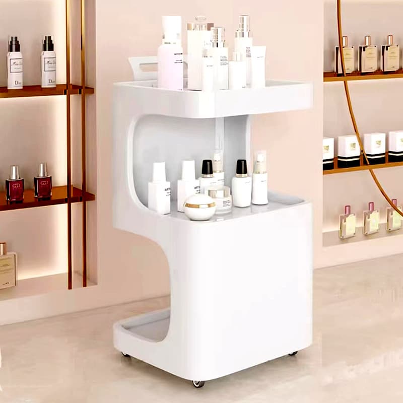 High-End Beauty Trolley for Salon Use, Mobile Drawer Storage Cart for Tattooing, SPA, and Nail Art