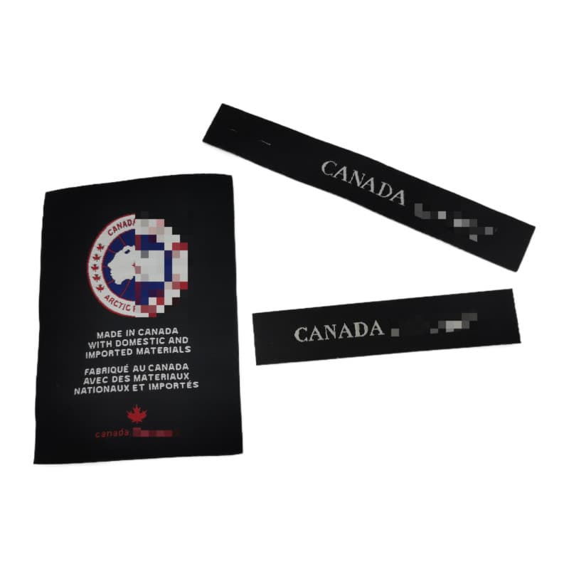 Goose Fashion Trendy Decorative Versatile Neck Label Clothing Trademark Accessories Pocket Label Zipper Woven Label Universal In Stock