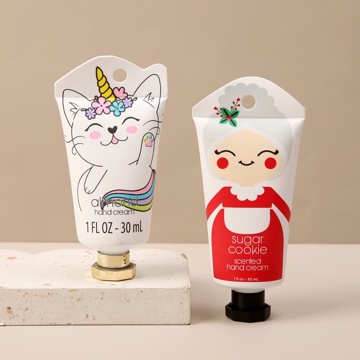 Hand Cream Soft Tube Packaging Cartoon Print 30ml Skincare Soft Tube Refill Bottles Screw Cap Plastic Soft Tube Packaging