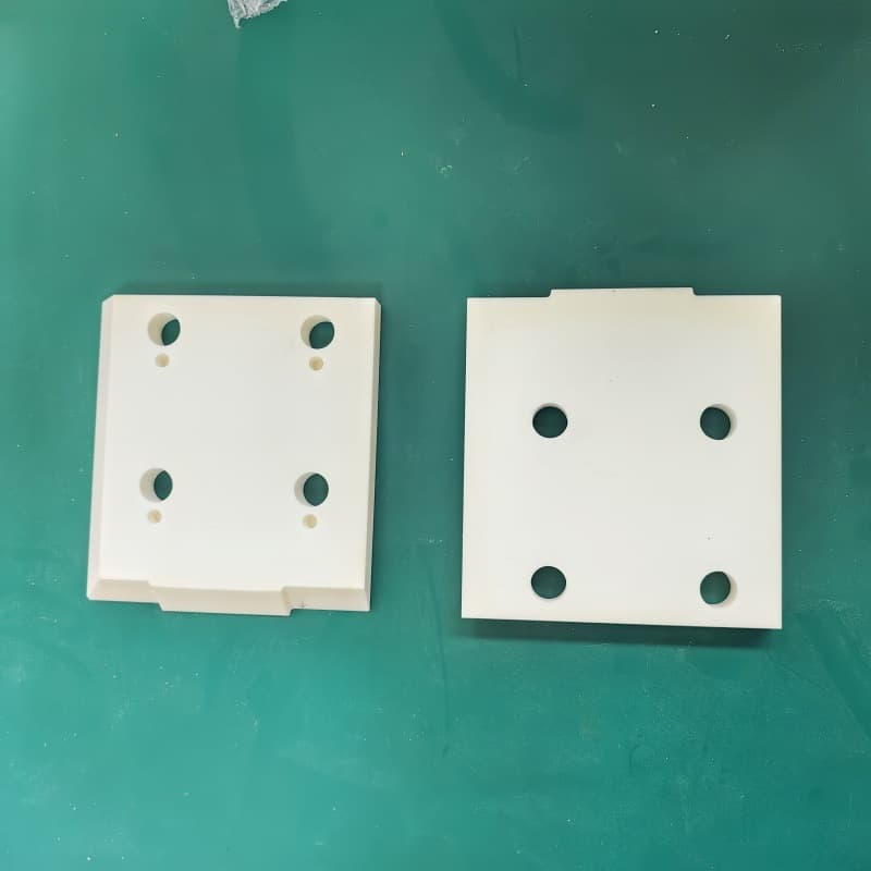 Centrifuge ceramic scraper blades, alumina 99% ceramic sheets, fully machined ceramics.