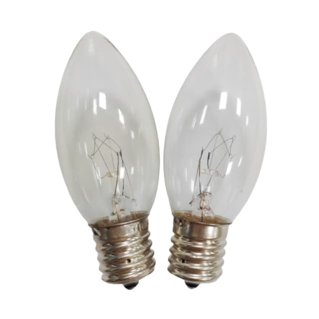 Outdoor Commercial Light String Replacement C9 Indicator Bulbs 10W 15W Candle Incandescent Christmas Bulbs