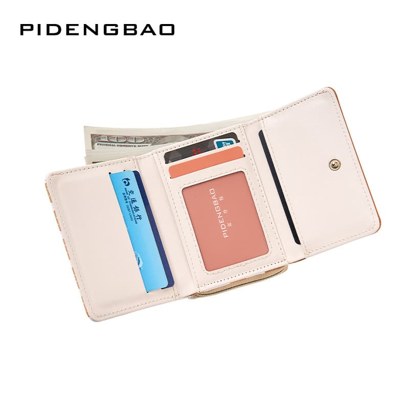 New Cross-Border Women's Wallet Short Quilted European and American Fashion Card Holder Women's Coin Purse Wallet