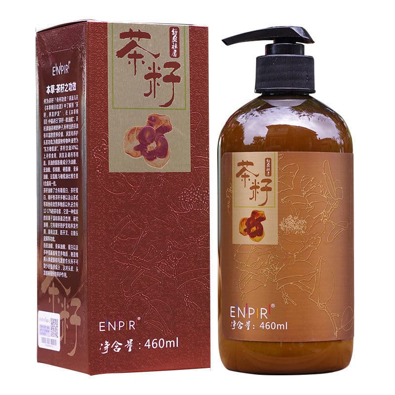 Yingpai Tea Seed Refreshing Anti-Dandruff Shampoo 460ml Refreshing and Volumizing Anti-Dandruff Anti-Itch Shampoo