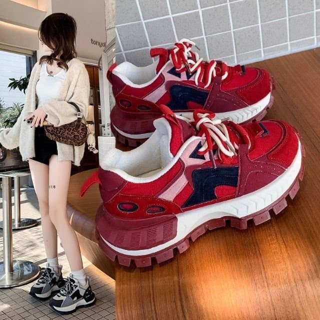 Internet celebrity popular retro Forrest Gump shoes for women 2026 spring and summer new thick-soled casual sports shoes ins dad shoes