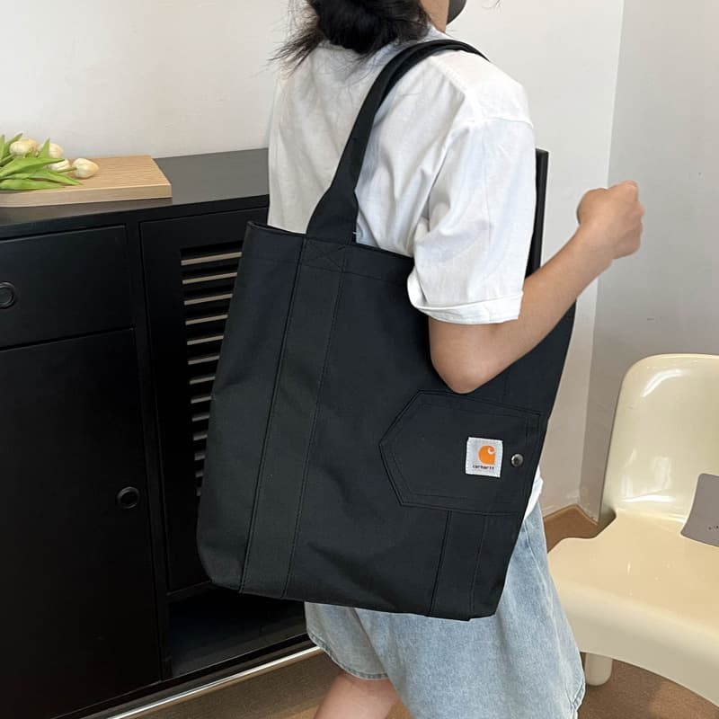Cross-border direct sales Carhartt trendy brand casual single shoulder bag unisex outdoor sports large capacity tote bag trendy tote