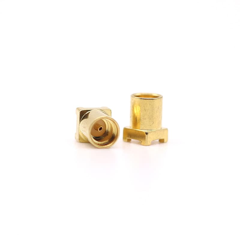 MMCX-KE SMD 4-Pin Female Socket Inner Hole PCB Mount SMA RF Coaxial Antenna Connector MMCX