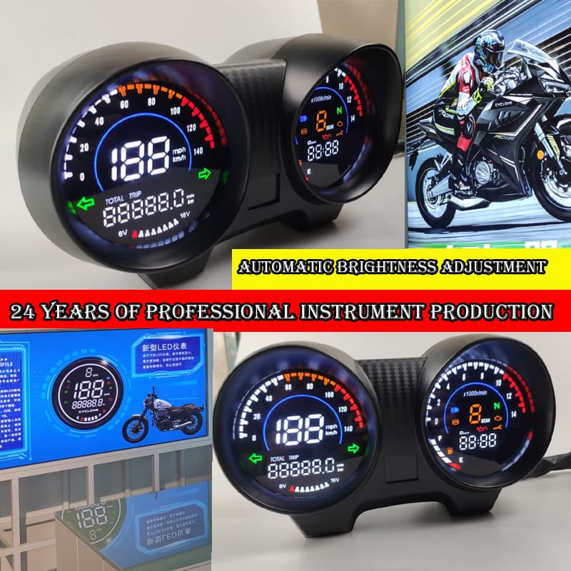 Zanella rx150 MAX125 RX110CG TITAN150 Fan150 Motorcycle Electronic Instrument