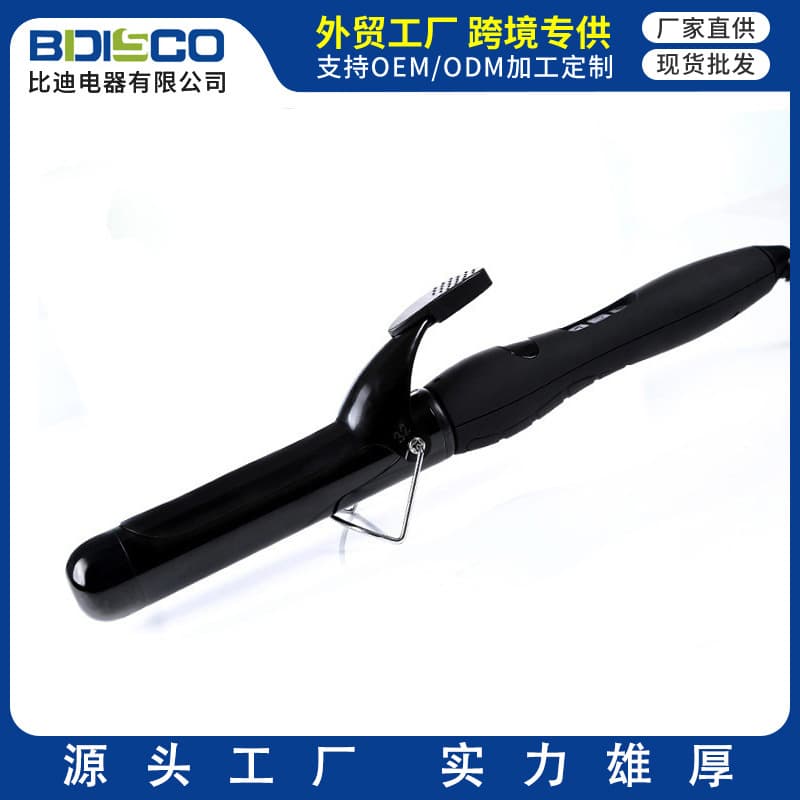LCD Digital Display Ceramic Tourmaline Home Curling Iron Temperature Control Hair Curler for Salon Use, Sleek Hair Style