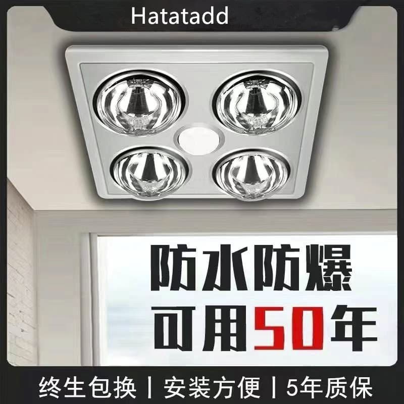 Old-fashioned brand-name bathroom heater/light bulb, universal type, classic model, old brand, two-in-one bathroom light bulb heater