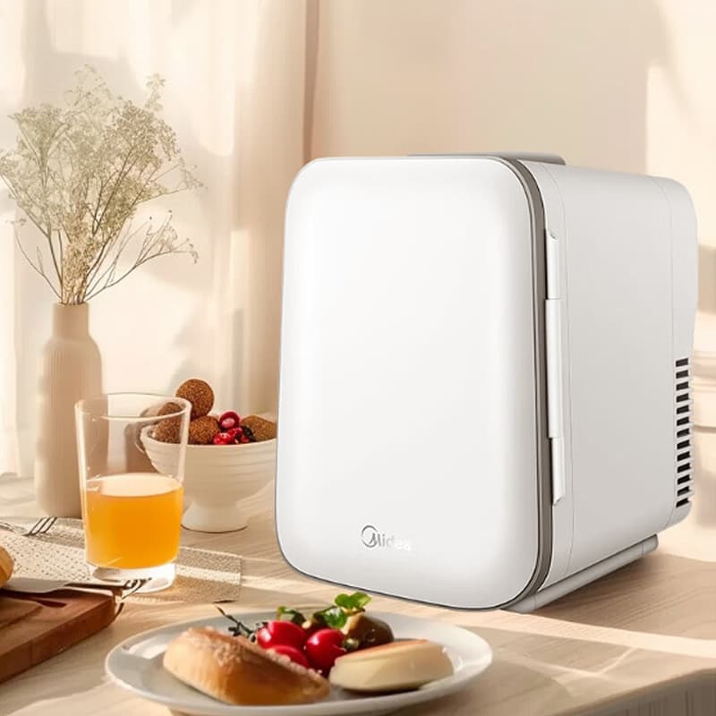 Midea Cosmetic Mini Fridge, Student Cosmetic Cooling, Two-Person Home Use, DC-4M Model