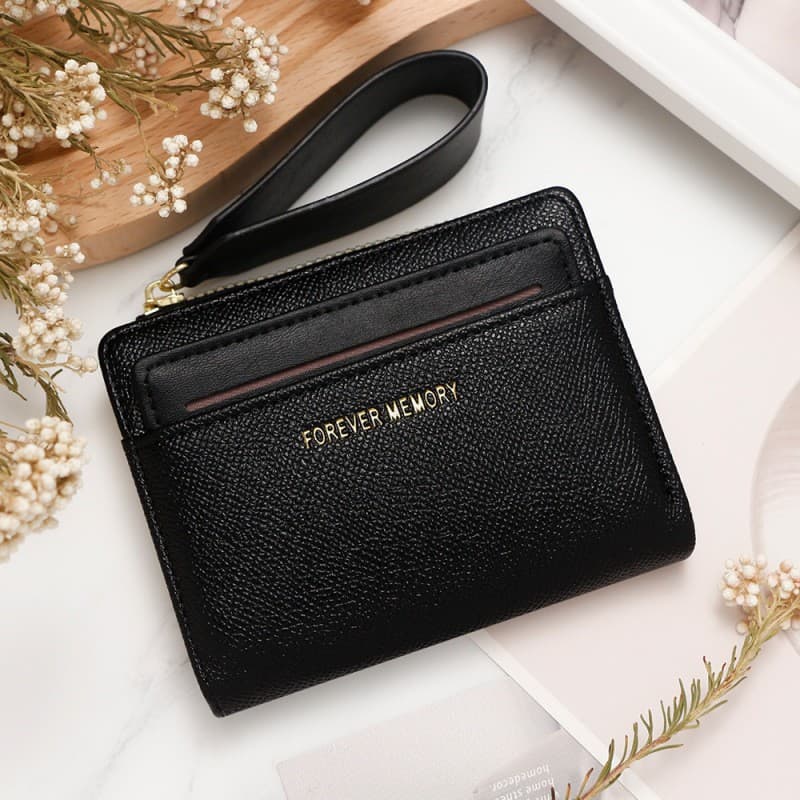 Korean Fashion Short Zipper Pull-Card Women's Wallet Clutch Card Holder Coin Purse Women's Purse Wholesale