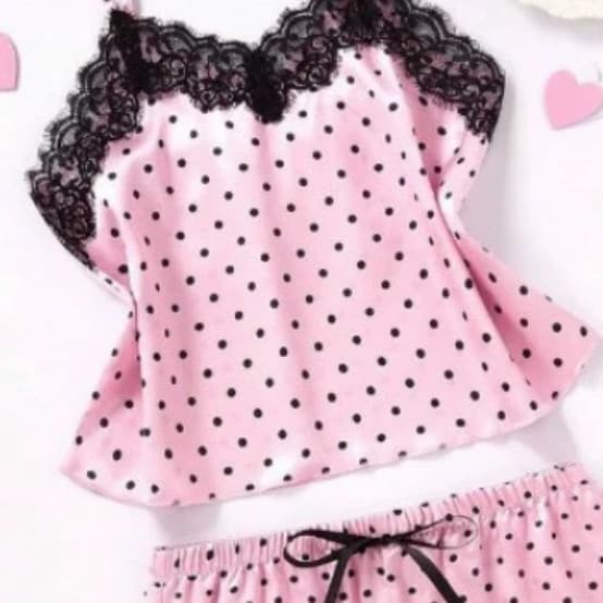 New European/American Hot Style Deep V Camisole Simulated Silk Nightgown Comfortable Lace Trim Foreign Trade Wholesale Source