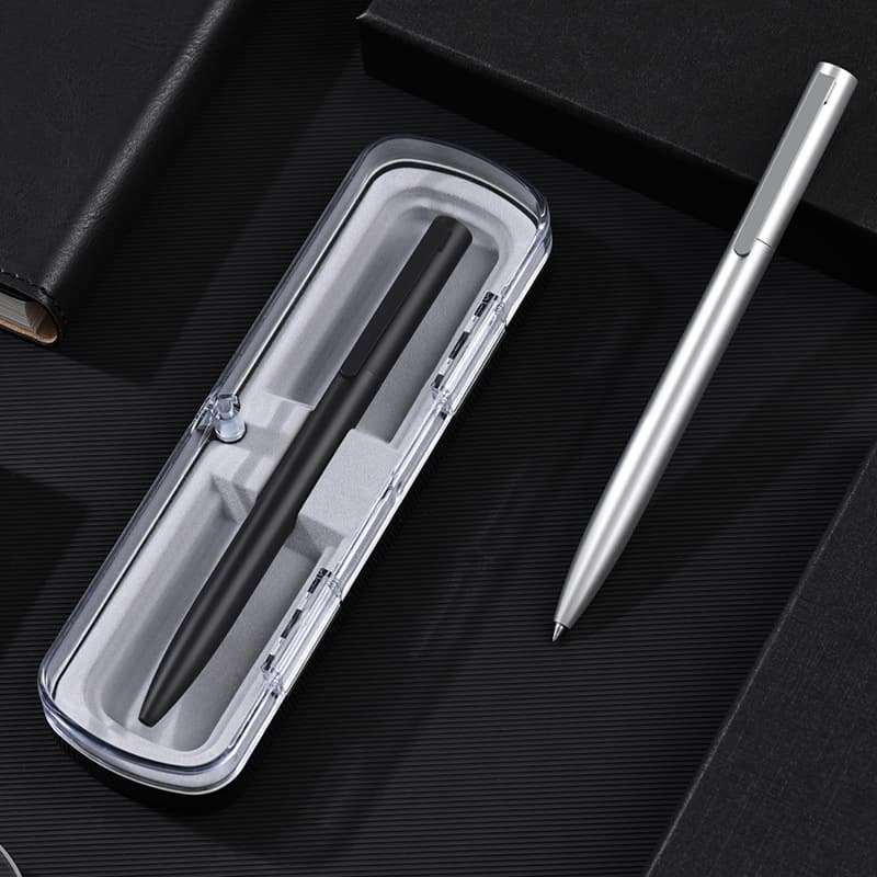 Twist-Out Refill Metal Sign Pen High Appearance Twisting Gel Pen Business Office Metal Gel Pen Rice Pen