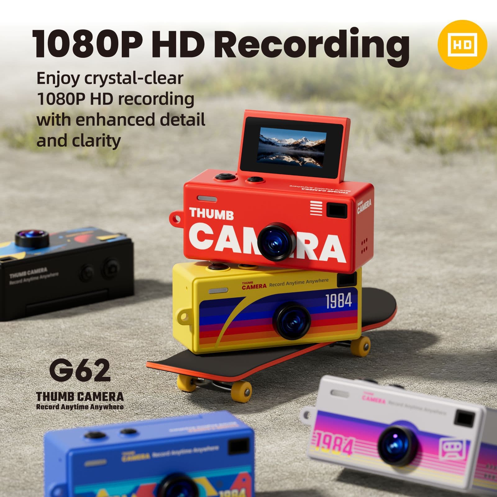 Cross-border Retro Style Mini Camera HD Photo and Video Outdoor Portable Life Camcorder