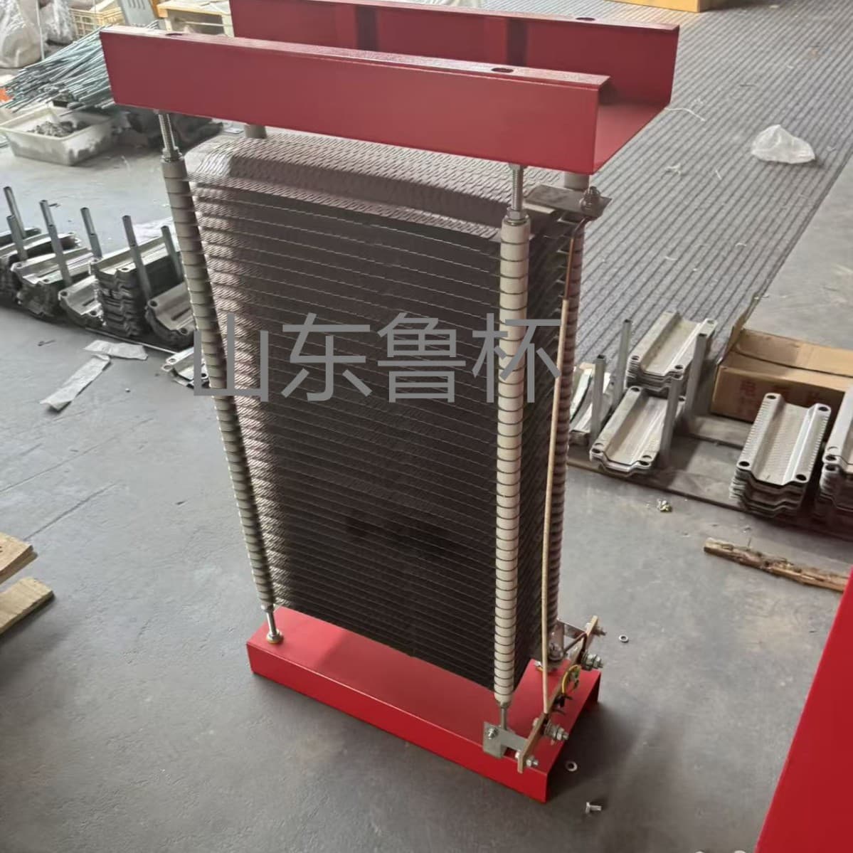 Lubay Electric 120KW alloy power resistance rod load test resistor provides buffering and braking functions.