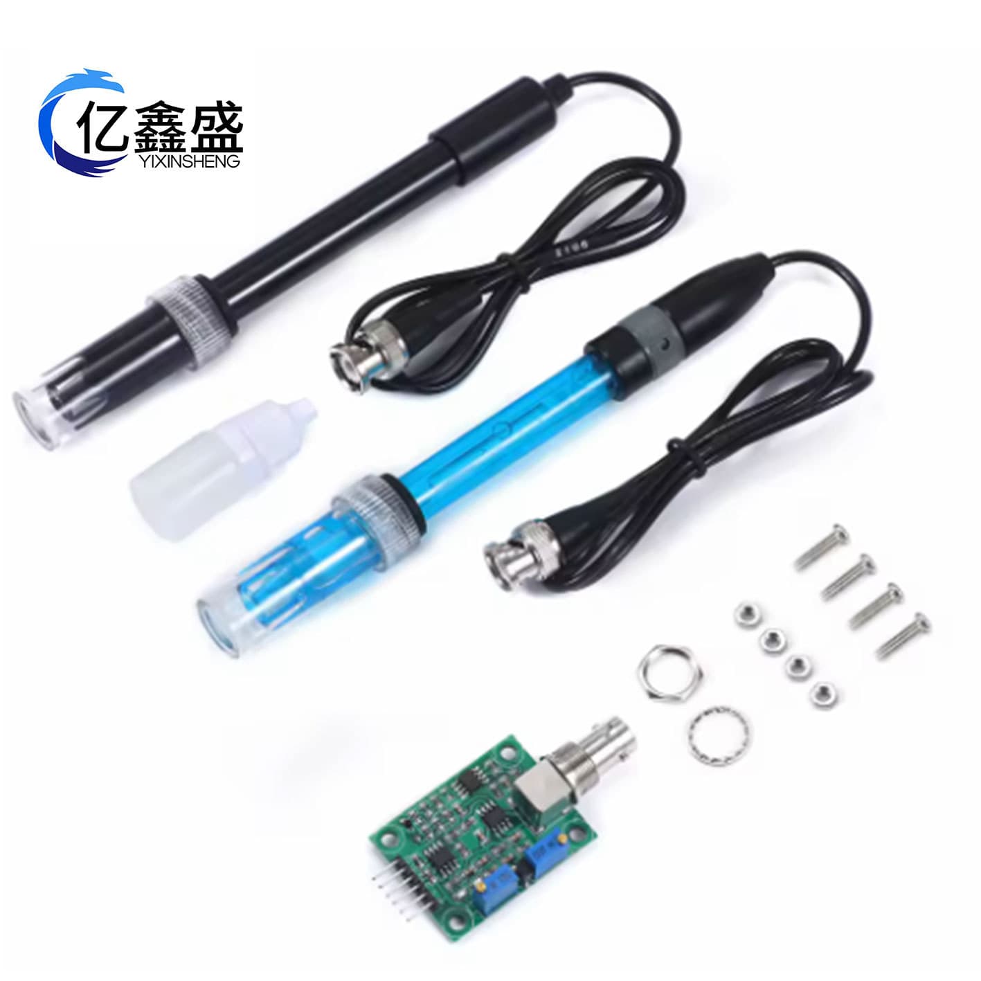 Rechargeable PH Probe Module for Aquarium and Hydroponic PH Monitoring and Testing