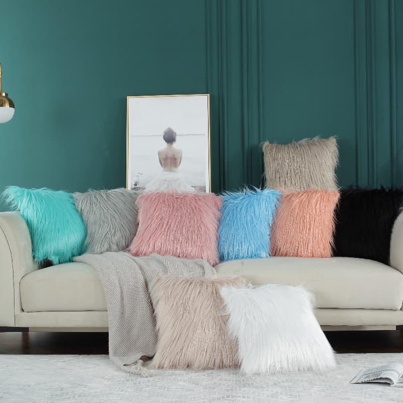 Home Decorative Pillowcase Cushion Cover Tassel Design - Luxury Bedding Accessory For A Stylish Bedroom