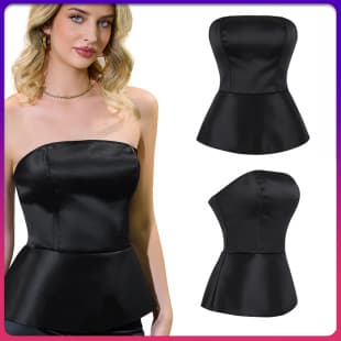 Trending European and American Fashion Design Lace-Up Hem Skirt, Waist-Cinching Slimming Off-Shoulder Fishbone Corset Bodycon Dress
