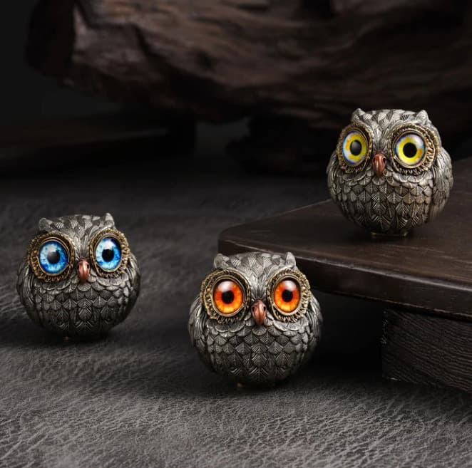 Cross-border independent station new product Owl Beads Pendant Owl creative home personalized crafts ornaments