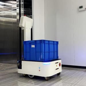 Manufacturer supplies intelligent AGV (Automated Guided Vehicle) transport carts with laser navigation, intelligent 300kg magnetic rail transport robots, direct sales.