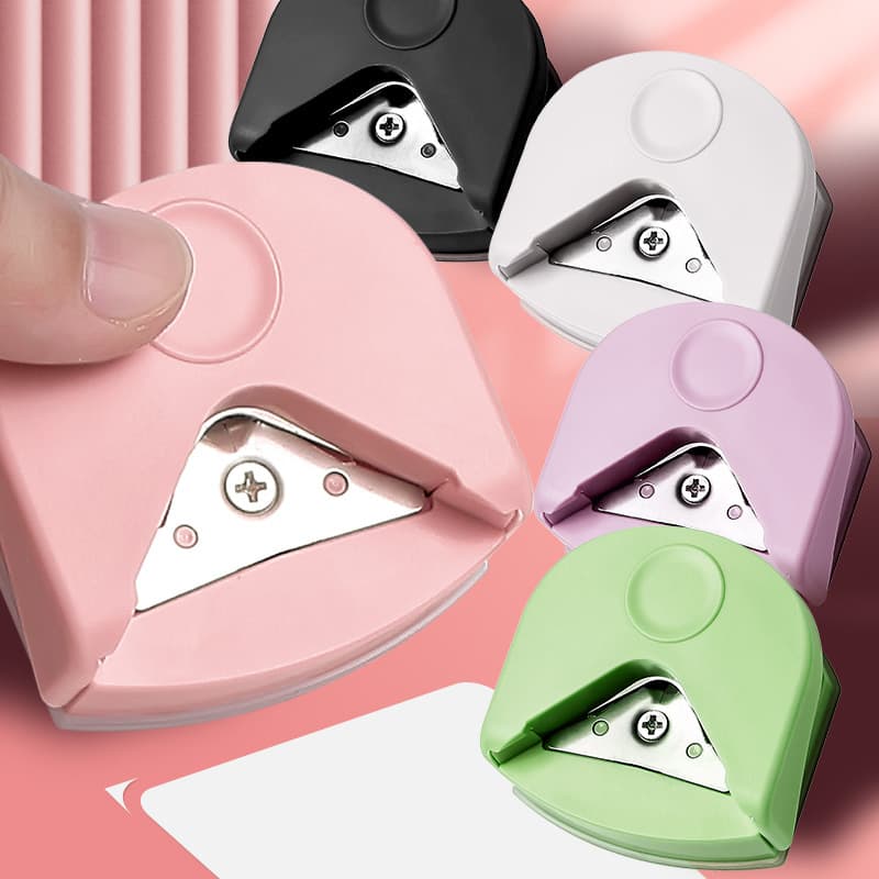 Corner filler 4 original corner cutter paper cutter postgraduate entrance examination chamferer loose-leaf curved photo cutting greeting card jam paper photo plastic sealing
