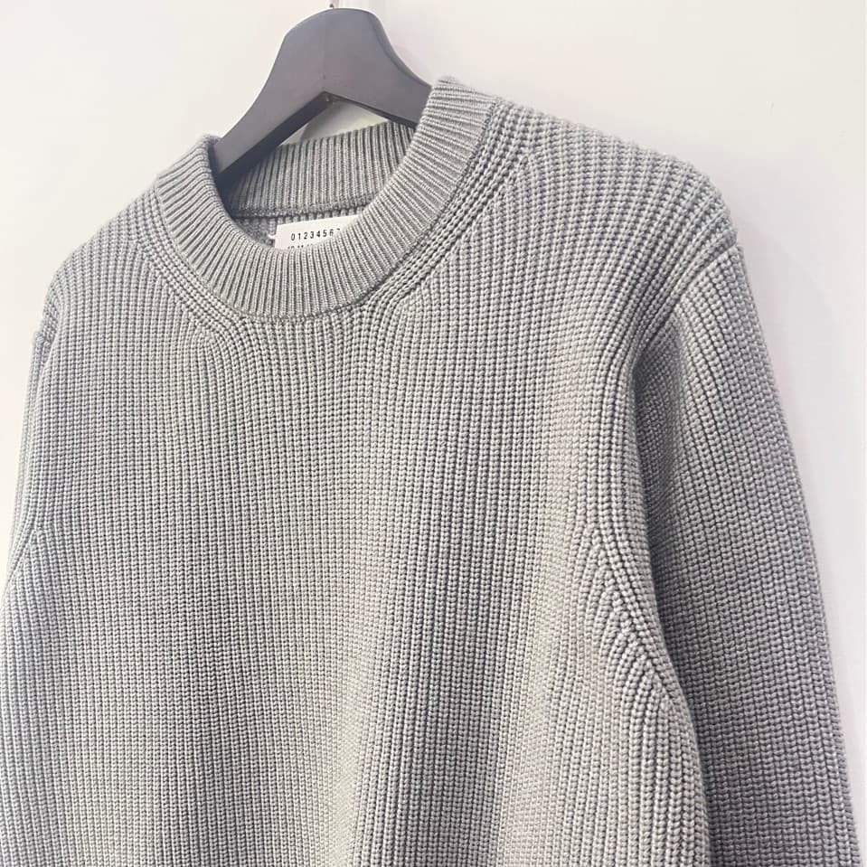 Loose Fit round Neck Pullover Knitted Sweater 21AM Style Quadrilateral Stitching Men Women Original Design Modal Fabric Winter Warm