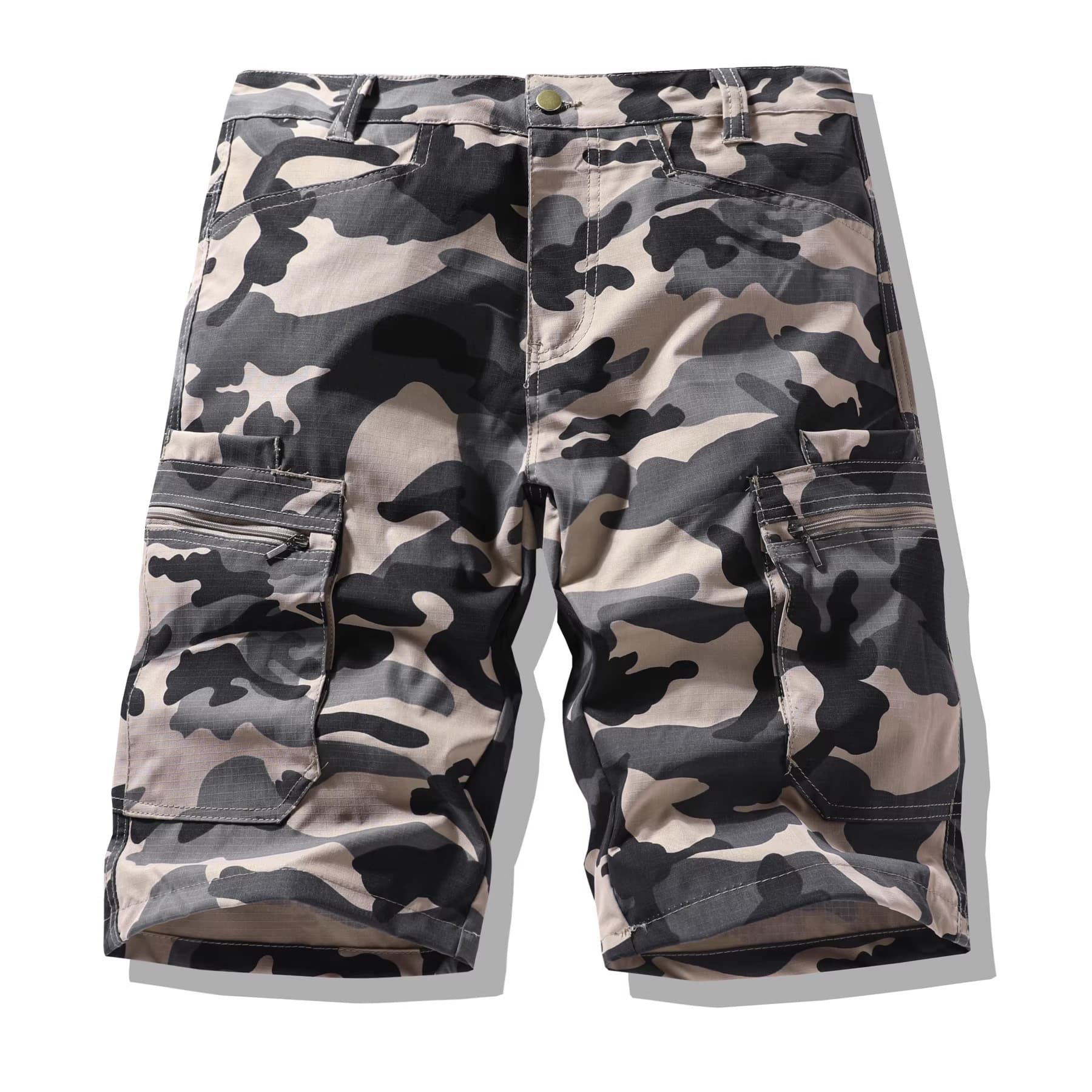 2026 Summer New Men's Cargo Shorts Large Size Camouflage Shorts Multi-Pocket Beach Shorts Amazon