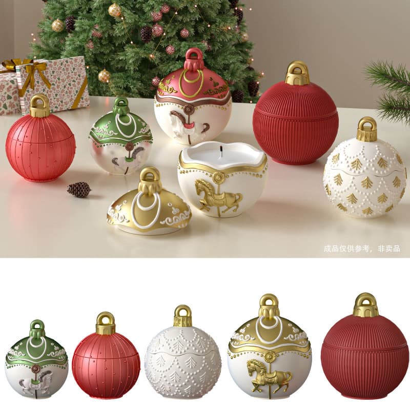 New Trojan Lace Striped Dot Round Bell Storage Box Candle Cup Gypsum Silicone Mold Spot Wholesale