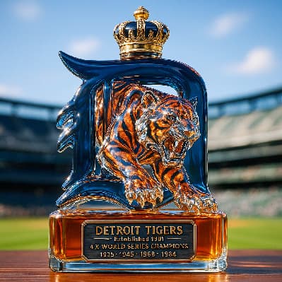 Cross-border Hot Selling New Whiskey Bottle Tiger Whiskey Bottle Wine Set