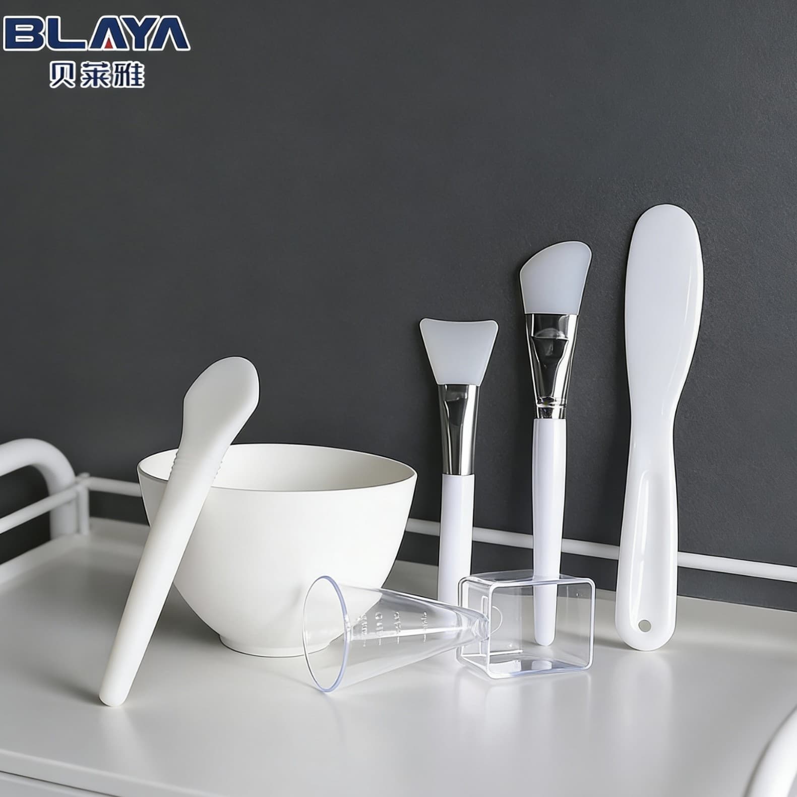 Silicone mask bowl set diy mask brush beauty salon special food grade silicone mask bowl set